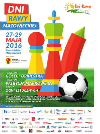 plakat Dni Rawy  Mazowieckiej 2016