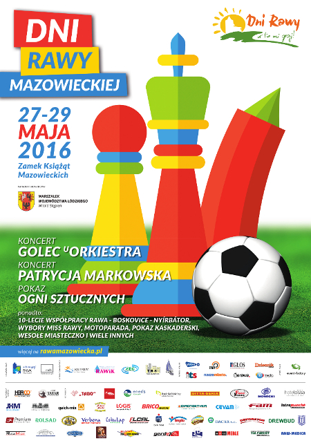 plakat Dni Rawy Mazowieckiej 2016