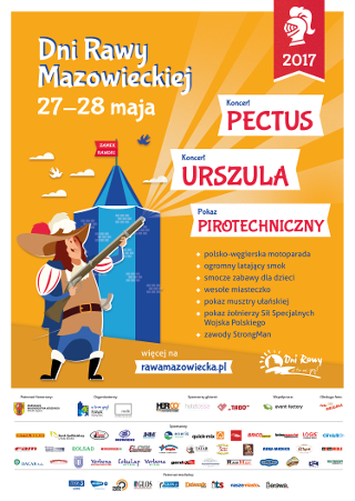 Plakat dni Rawy Mazowieckiej 2017
