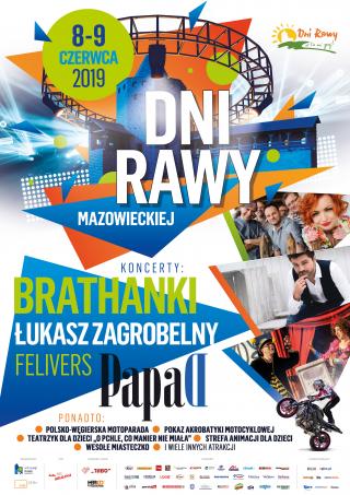Plakat dni Rawy Mazowieckiej 2019